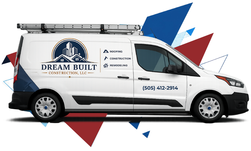 dream built construction branded truck 